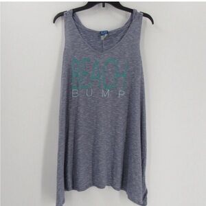 Motherhood Maternity Gray Beach Bump Swim Coverup